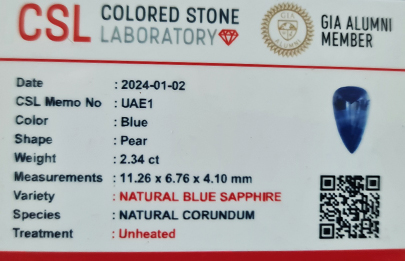 UAE1 loose Sapphire Gemstones for Custom Jewelry