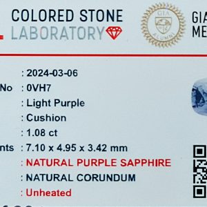 purple sapphire gemstones