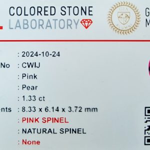 pink spinel