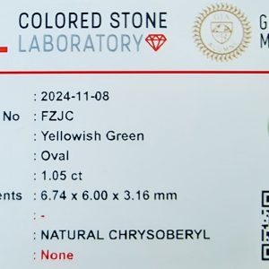 chrysoberyl gemstone