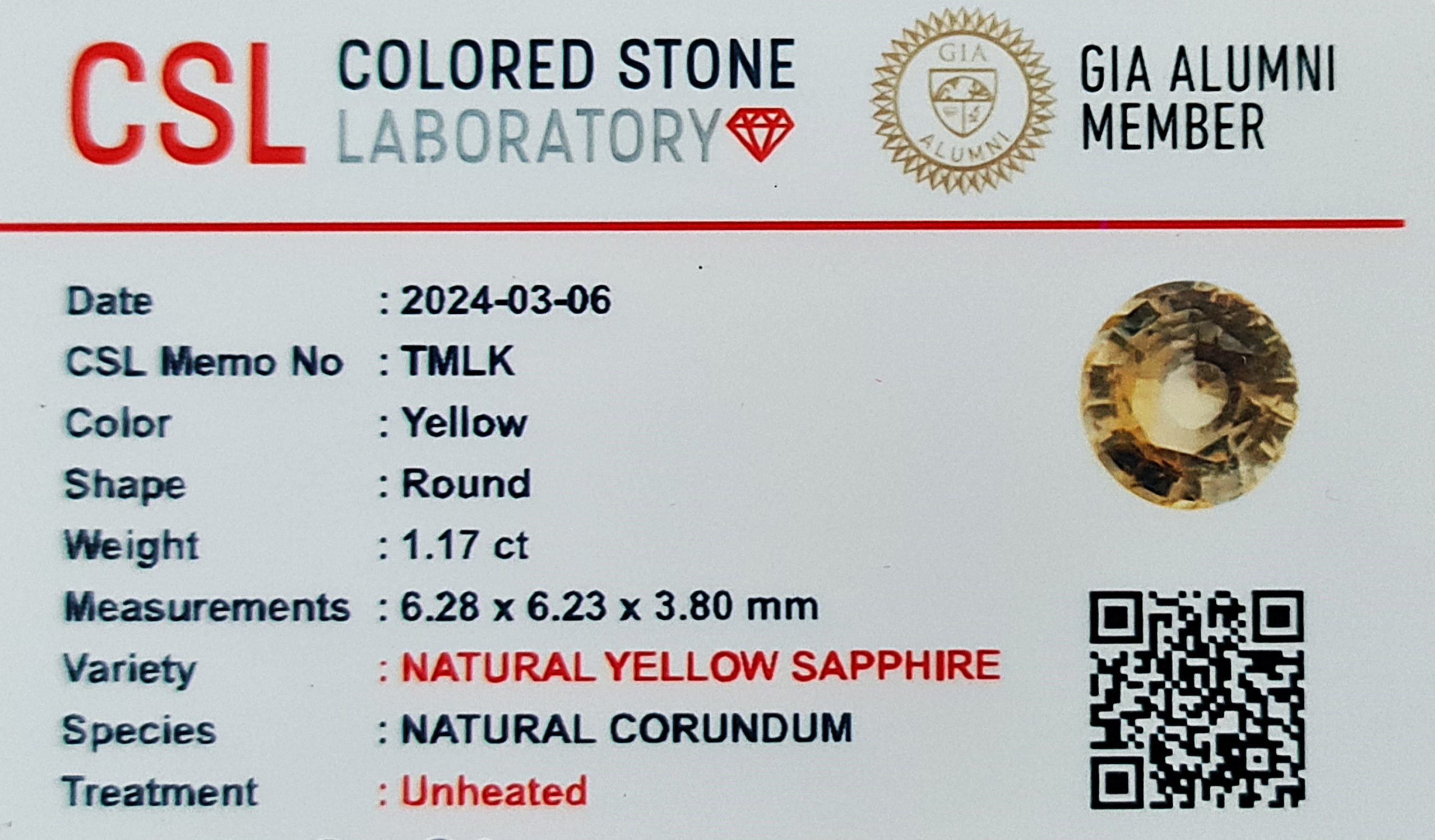 TMLK c yellow sapphires