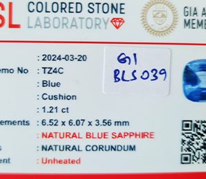 cushion blue sapphires